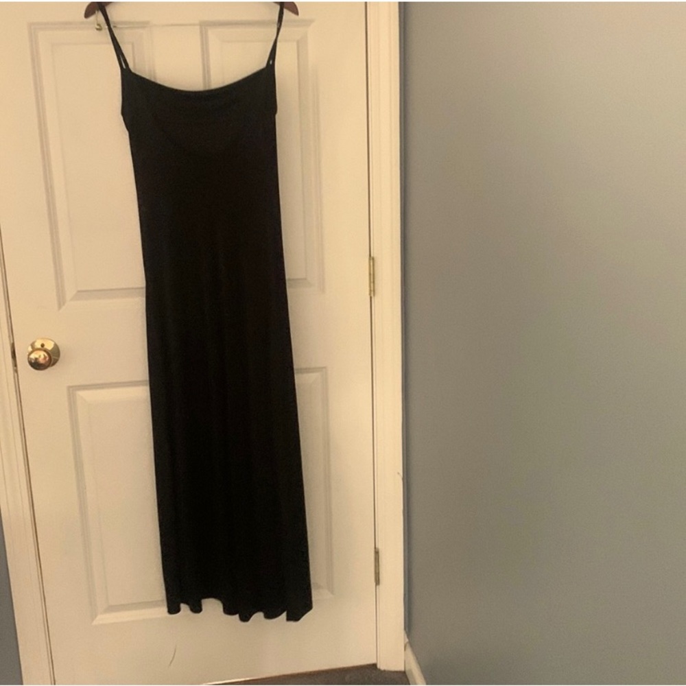 Black maxi dress